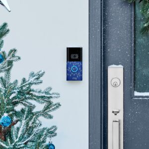Love holiday decorations? You can even dress up your Ring doorbell.