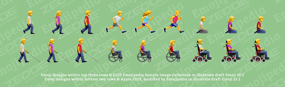New inclusive emojis from apple