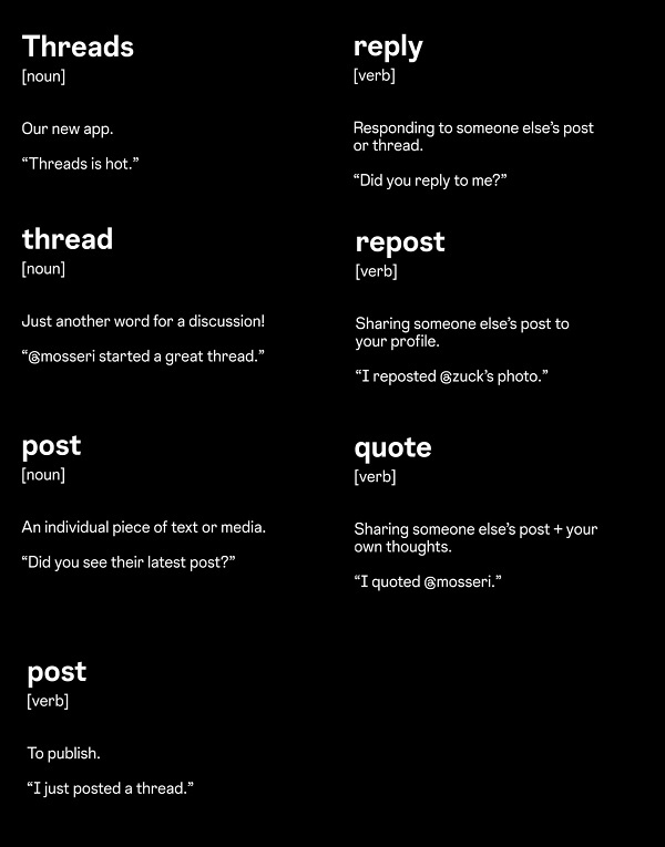 The threads Dictionary