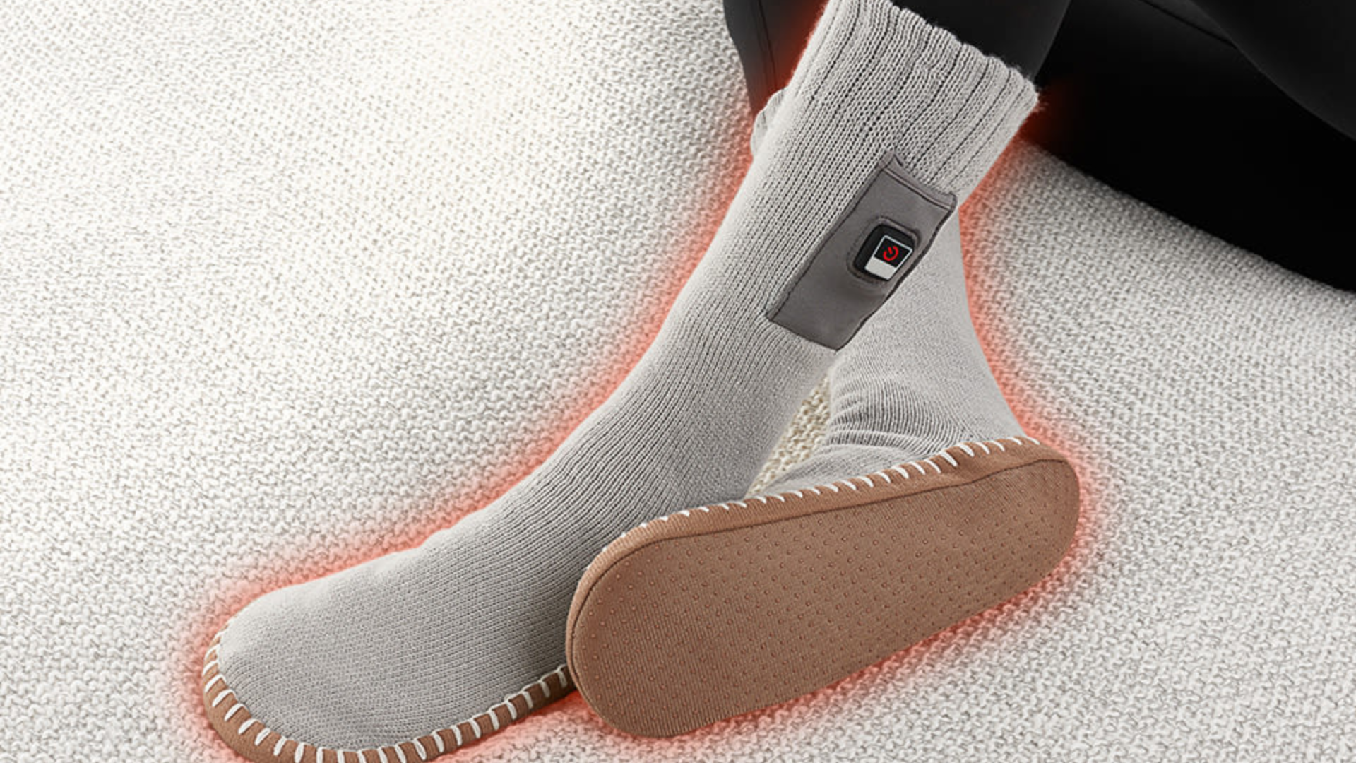 Keep your toes warm with heated socks