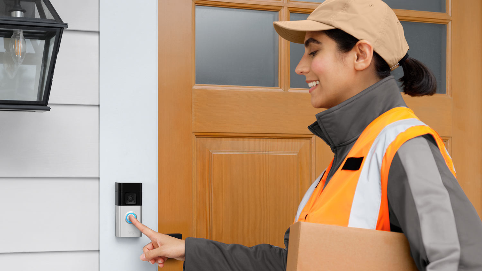 keep deliveries and packages safe with the ring doorbell plus