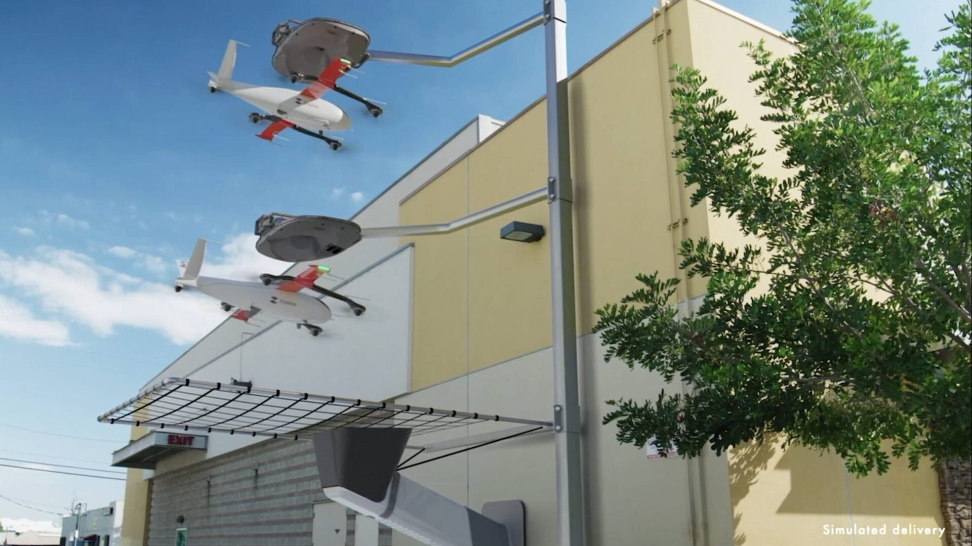 on-demand zipline drone delivery